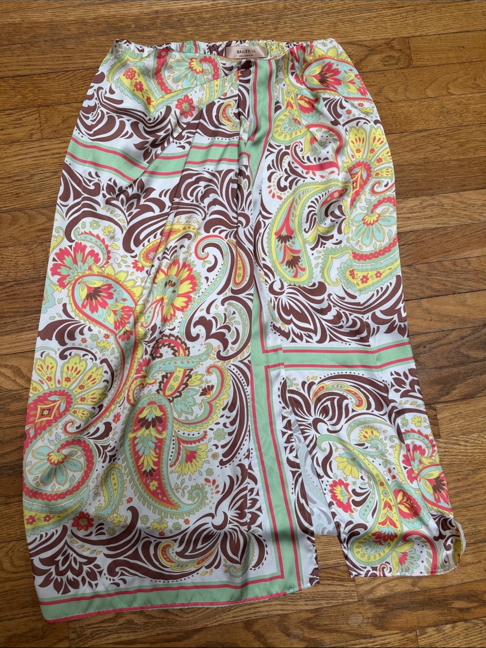 Bailey 44 Floral Paisley Midi Skirt — Multicolor
